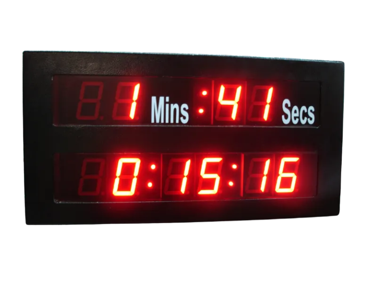 Large Digital LED Timers Totalisers Up Down Repeat TAKT Stop Watch